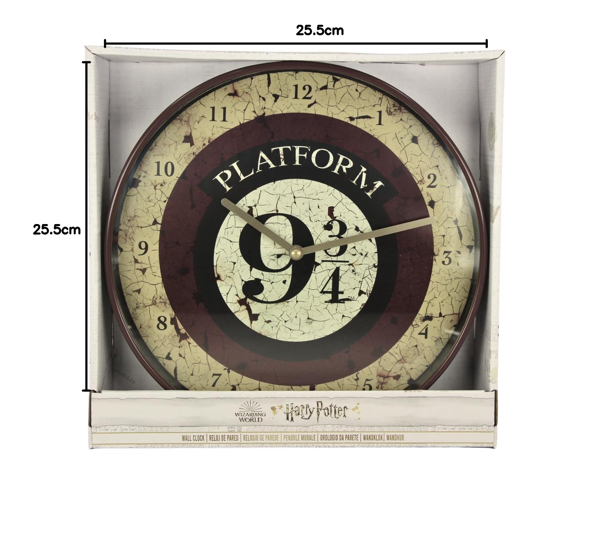 Amazon.co.jp: ハリーポッターの壁時計9＆amp。 3四半期 / Harry